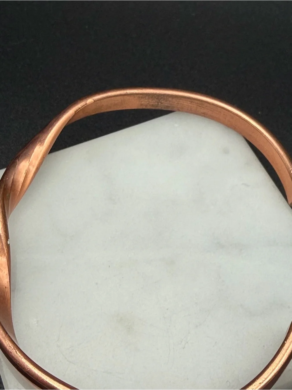 Sergio Lub Copper Twisted Cuff Bracelet #810 small